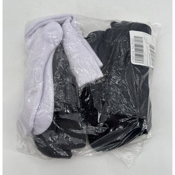 Tommie Copper Mens Socks Compression Wide Over-The-Calf Socks Large Black White - Picture 1 of 4